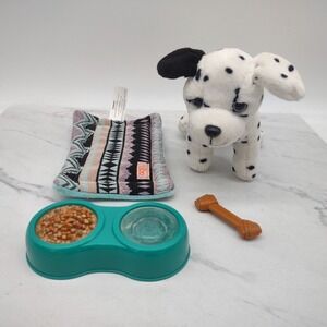 OG Dalmatian Puppy Dog OG Lot Bowl Bed Bone Our Generation